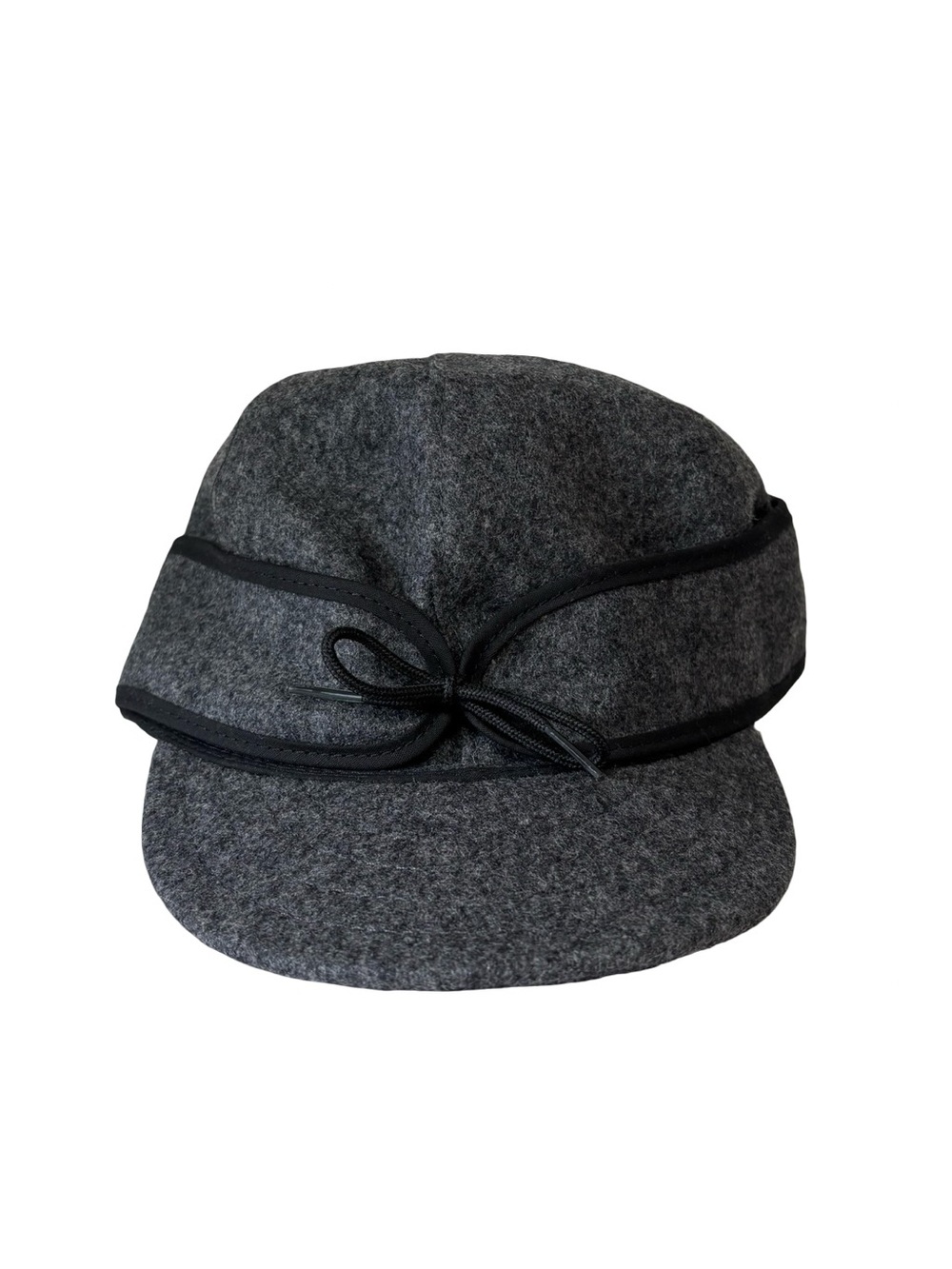 Stormy Kromer The Original Wool Cap in Dark Gray Wool 7 3/8